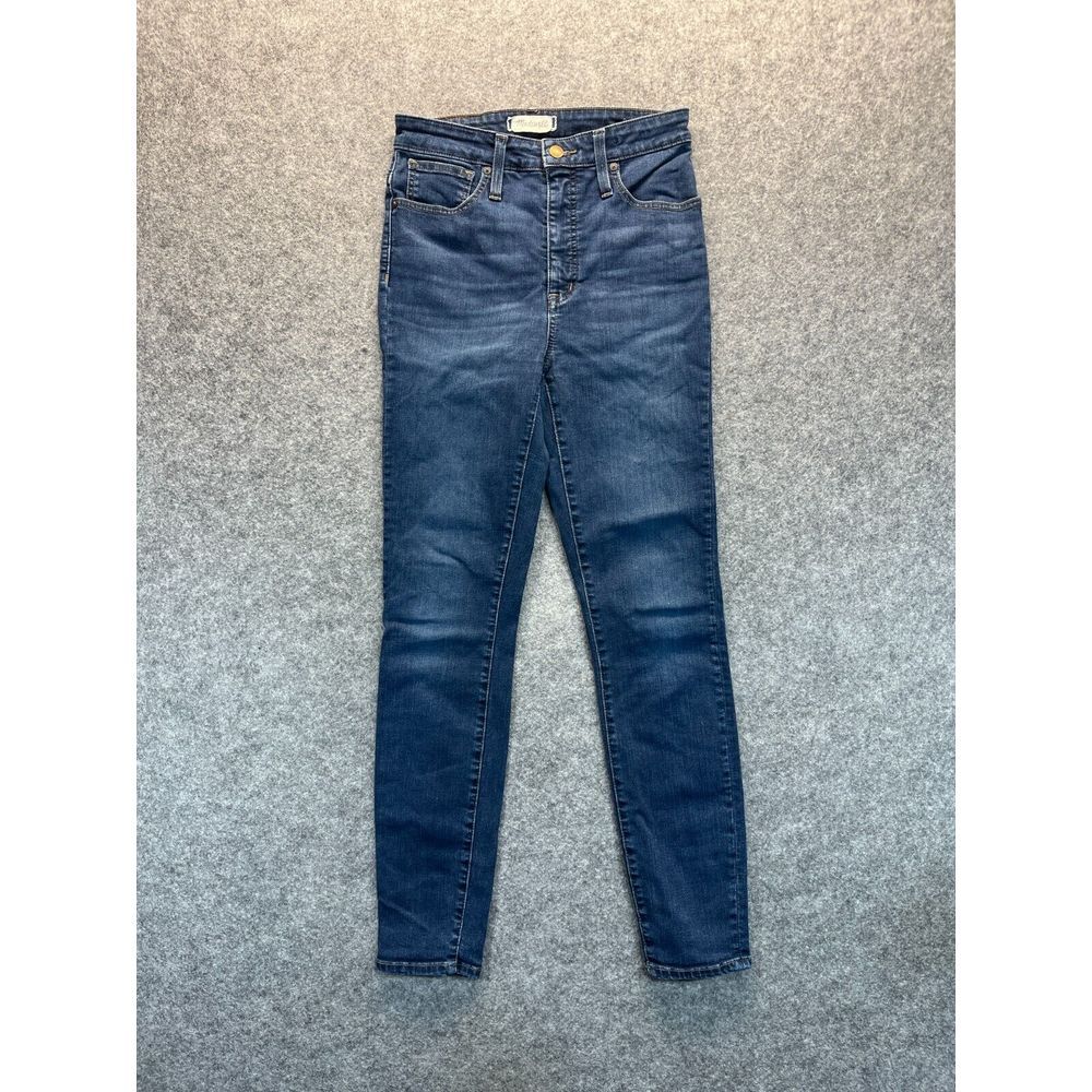 Madewell Jeans Women's 27 Curvy High Rise Skinny‎ Stretch Medium Blue